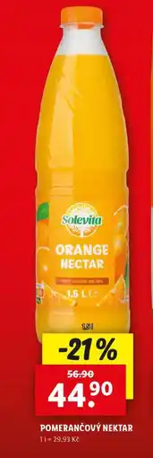 Lidl Pomerančový nektar nabídka
