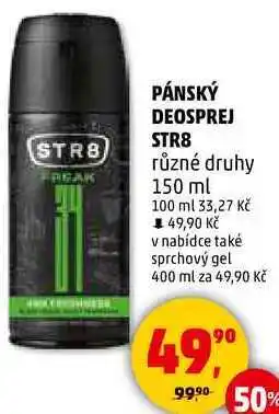 Penny Market PÁNSKÝ DEOSPREJ STR8 různé druhy, 150 ml nabídka