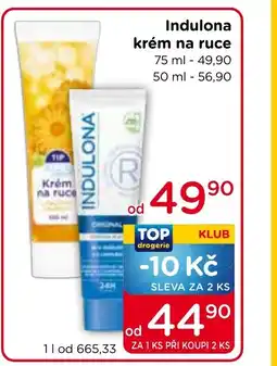TOP drogerie Indulona krém na ruce nabídka