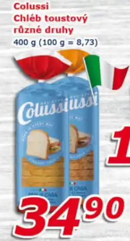 ESO MARKET Colussi Chléb toustový různé druhy nabídka