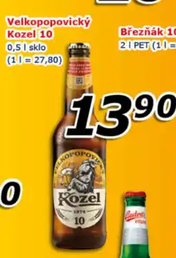 ESO MARKET Velkopopovický Kozel 10 nabídka