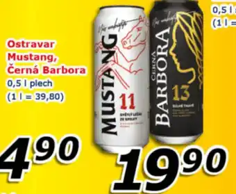 ESO MARKET Ostravar Mustang, Černá Barbora nabídka