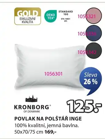 JYSK Povlak na polštář Inge nabídka