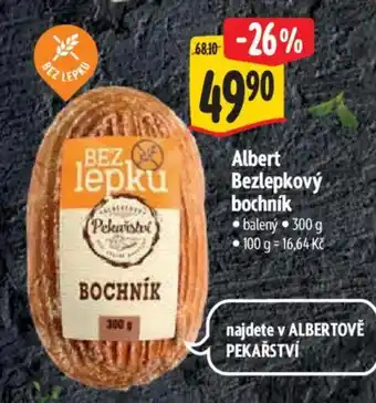 Albert Albert Bezlepkový bochník nabídka