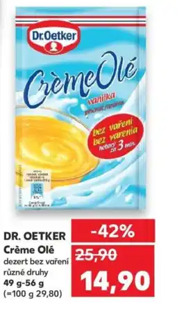 Kaufland DR. OETKER Crème Olé nabídka