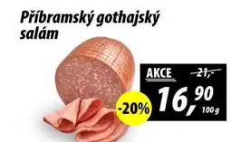 ZEMAN Příbramský gothajský salám, 100g nabídka