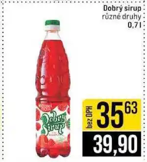 Jip Dobrý sirup různé druhy 0,7l nabídka