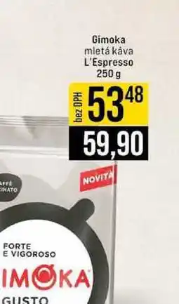 Jip Gimoka mletá káva L'Espresso 250 g nabídka