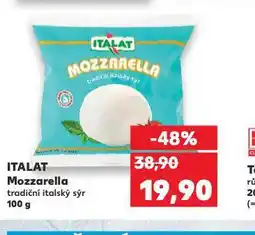 Kaufland Itala kozzarella nabídka