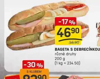 Flop BAGETA S DEBRECÍNKOU různé druhy 200 g nabídka