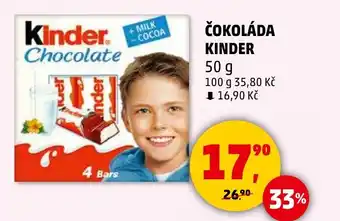 Penny Market Čokoláda kinder nabídka
