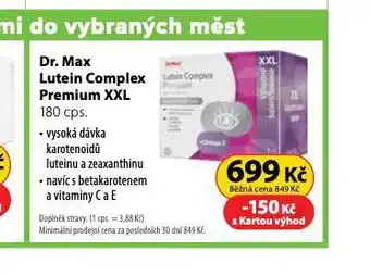 Dr. Max Dr. max lutein complex premium xxl nabídka