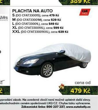 Auto Kelly Plachta na auto nabídka
