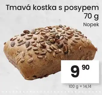 Kubík potraviny Tmavá kostka s posypem nabídka