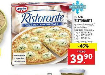 Lidl Pizza ristorante nabídka