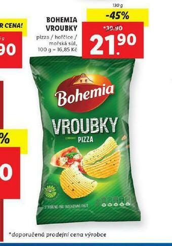 Lidl Bohemia vroubky nabídka