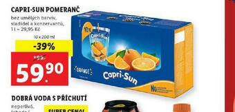 Lidl Capri sun pomeranč nabídka