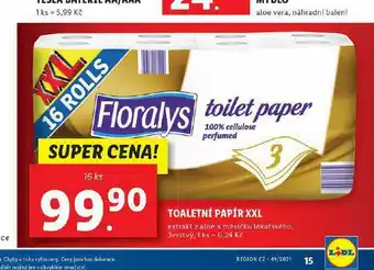 Lidl Florasyl toaletní voda nabídka