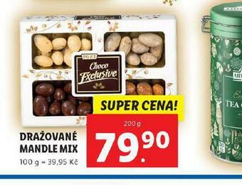 Lidl Dražované mandle mix nabídka