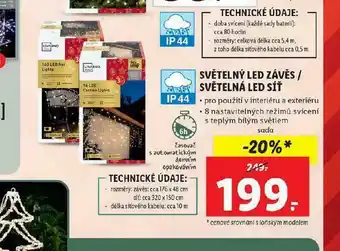 Lidl Světelná led síť nabídka