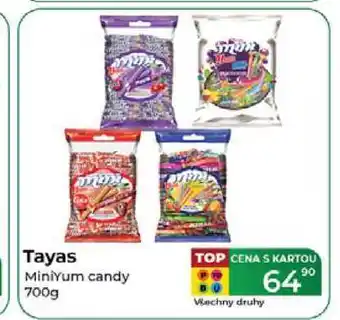 Tamda Foods Tayas MiniYum candy 700g TOP CENA S KARTOU Wechny druhy 90 64⁹⁰ nabídka