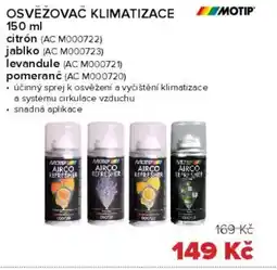 Auto Kelly Osvěžovač klimatizace nabídka