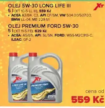 Auto Kelly Olej 5w-30 long life III nabídka