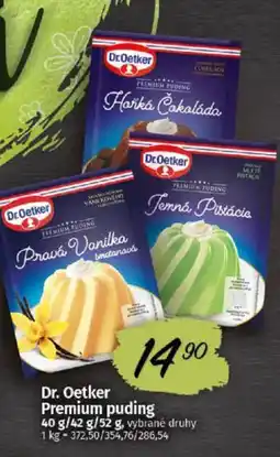 COOP TIP Dr. Oetker Premium puding nabídka