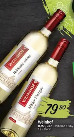 COOP TIP Weinhof nabídka