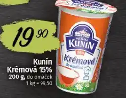 COOP TIP Kunín Krémová 15% nabídka