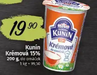 COOP TIP Kunín Krémová 15% nabídka