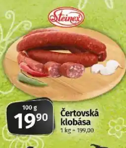 COOP TIP Čertovská klobása nabídka