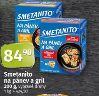 COOP TIP Smetanito na pánev a gril nabídka