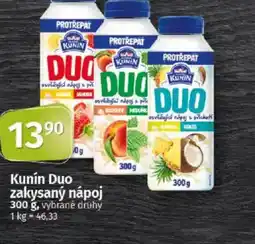 COOP TIP Kunín Duo zakysaný nápoj nabídka