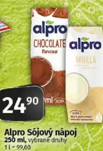 COOP TIP Alpro Sójový nápoj nabídka