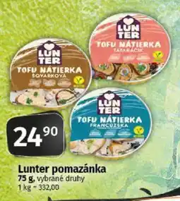 COOP TIP LUNTER pomazánka nabídka