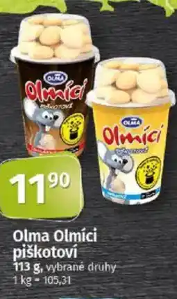 COOP TIP OLMA Olmíci piškotoví nabídka