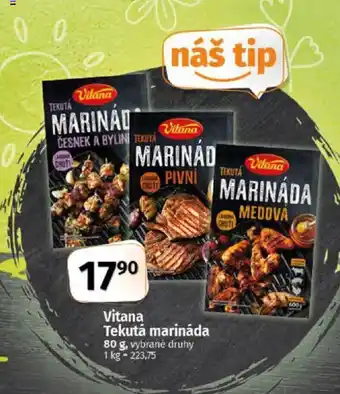 COOP TIP Vitana Tekutá marináda nabídka