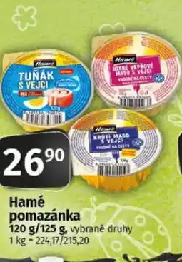COOP TIP Hamé pomazánka nabídka
