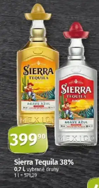 COOP TIP SIERRA Tequila 38% nabídka