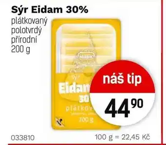 Konzum Sýr Eidam 30% nabídka