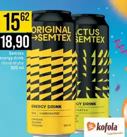 Jip Semtex energy drink nabídka