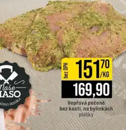 Jip Vepřová pečeně bez kosti, na bylinkách nabídka