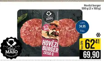 Jip Hovězí burger nabídka