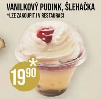 Jip Vanilkový pudink, šlehačka nabídka