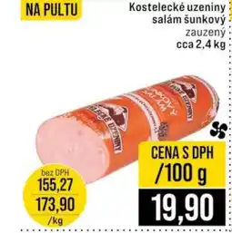 Jip Kostelecké uzeniny salám šunkový nabídka