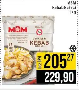 Jip MBM kebab kuřecí nabídka