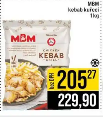 Jip MBM kebab kuřecí nabídka