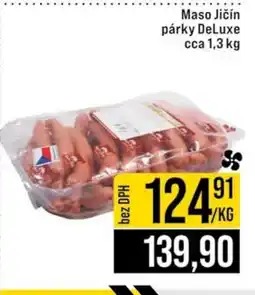 Jip Maso Jičín párky DeLuxe nabídka