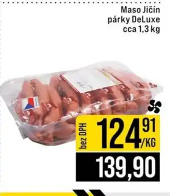 Jip Maso Jičín párky DeLuxe nabídka